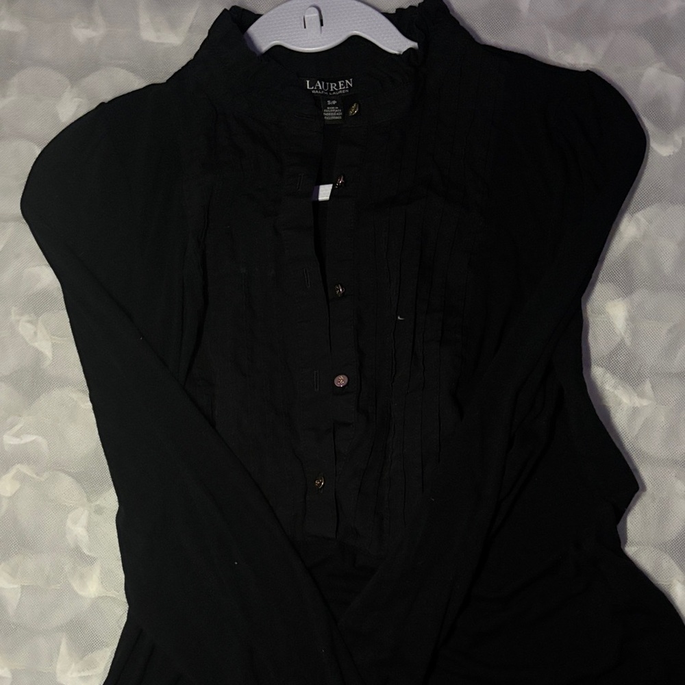 Lauren Ralph Lauren Black Blouse